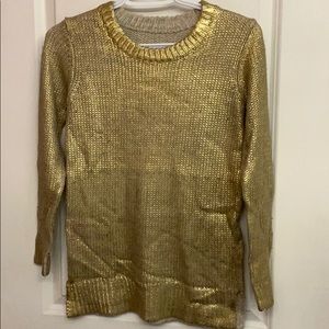 Gold Knit Sweater